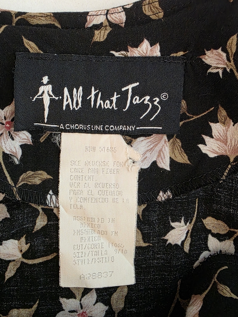 Vintage All That Jazz Floral Dress 9/10 90s Chorus Cottagecore Boho Vacation - Picture 3 of 9